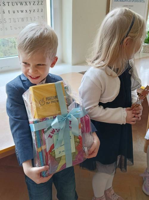 Zdjęcie z wręczania nagród w VII Przeglądzie Małych Form Teatralnych w Pruszczu Gdańskim.