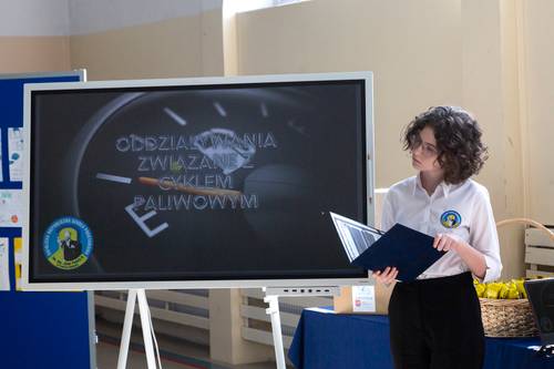Uczniowie podczas debaty.