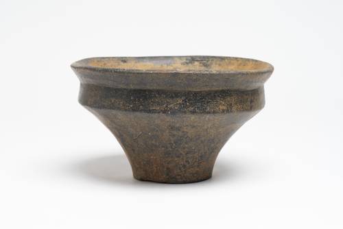 Pucharek gliniany znaleziony podczas prac archeologicznych na terenie Cukrowni w Pruszczu Gdańskim.