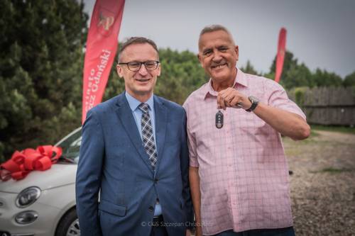Laureat Loterii PIT 2025 z Burmistrzem Pruszcza Gdańskiego