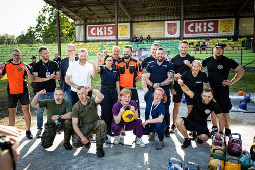 Uczestnicy zawodów Kettlebell