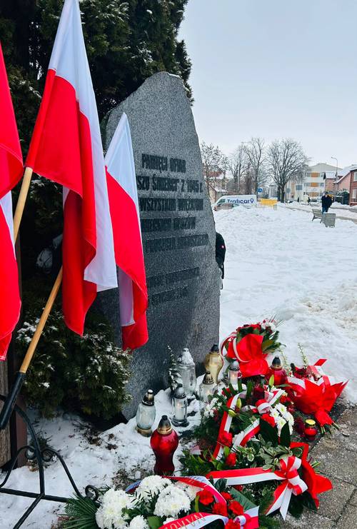 Pomnik pamięci ofiar Marszu Śmierci z 1945 r.