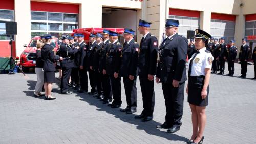 Wręczenie medali zasłużonych w ochronie przeciwpożarowej