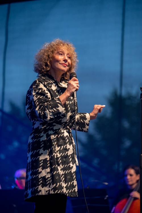 Zdjęcie przedstawia koncert Alicji Majewskiej w piąty weekend Faktorii Kultury