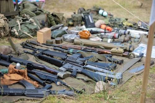 Zdjęcie przedstawia aktywności podczas wydarzenia Drop Zone na Faktorii Handlowej