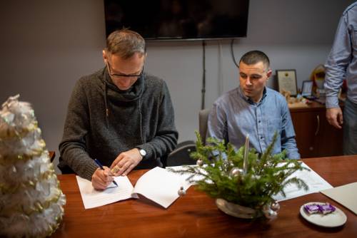Przekazanie darów dla Złoczowa (Ukraina) CKiS w Pruszczu Gdańskim 27.12.2022 r.