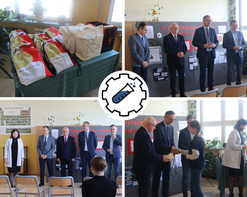 Ogłoszenie laureatów, nagrody, kolaż zdjęć.